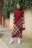 Womens Knitted Pattern Maxi Dress MEWKND140