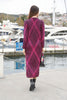 Womens Knitted Pattern Maxi Dress MEWKND142