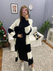 Womens 2 Piece Cardigan and High Neck Dress Knitted Co Ord Set WTWCD380