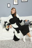 Womens 2 Piece Cardigan and High Neck Dress Knitted Co Ord Set WTWCD380