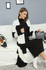 Womens 2 Piece Cardigan and High Neck Dress Knitted Co Ord Set WTWCD380