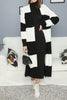 Womens 2 Piece Cardigan and High Neck Dress Knitted Co Ord Set WTWCD380