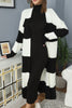 Womens 2 Piece Cardigan and High Neck Dress Knitted Co Ord Set WTWCD380
