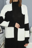 Womens 2 Piece Cardigan and High Neck Dress Knitted Co Ord Set WTWCD380