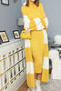 Womens 2 Piece Cardigan and High Neck Dress Knitted Co Ord Set WTWCD381