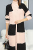 Womens 2 Piece Cardigan and High Neck Dress Knitted Co Ord Set WTWCD384