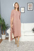 Womens 2 Piece Cardigan and High Neck Dress Knitted Co Ord Set WTWCD385