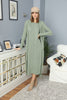 Womens 2 Piece Cardigan and Dress Knitted Co Ord Set WTWCD386