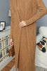 Womens 2 Piece Cardigan and Dress Knitted Co Ord Set WTWCD387