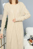 Womens 2 Piece Cardigan and Dress Knitted Co Ord Set WTWCD388