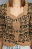 Women's Knitted Cardigan Pattern Detail by Memnu - MEWS583