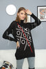 Women's Tic Tac Toe Pattern Knitted Sweater by Memnu - MEWS586