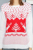 Women's Christmas Pattern Knitted Sweater by Memnu - MEWS587