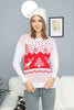 Women's Christmas Pattern Knitted Sweater by Memnu - MEWS587