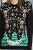 Women's Christmas Pattern Knitted Sweater by Memnu - MEWS588