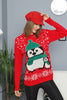 Women's Christmas Pattern Knitted Sweater by Memnu - MEWS589