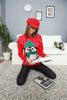 Women's Christmas Pattern Knitted Sweater by Memnu - MEWS589