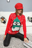 Women's Christmas Pattern Knitted Sweater by Memnu - MEWS589