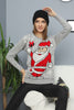 Women's Christmas Pattern Knitted Sweater by Memnu - MEWS590