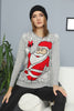 Women's Christmas Pattern Knitted Sweater by Memnu - MEWS590