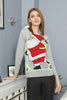 Women's Christmas Pattern Knitted Sweater by Memnu - MEWS591