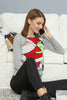 Women's Christmas Pattern Knitted Sweater by Memnu - MEWS591