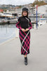 Womens Knitted Pattern Maxi Dress MEWKND145
