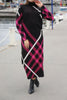 Womens Knitted Pattern Maxi Dress MEWKND145