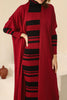 Womens 2 Piece Cardigan and High Neck Dress Knitted Co Ord Set WTWCD402