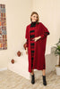Womens 2 Piece Cardigan and High Neck Dress Knitted Co Ord Set WTWCD402