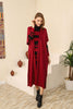 Womens 2 Piece Cardigan and High Neck Dress Knitted Co Ord Set WTWCD402