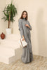 Womens 2 Piece Cardigan and High Neck Dress Knitted Co Ord Set WTWCD406