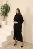 Womens 2 Piece Cardigan and High Neck Dress Knitted Co Ord Set WTWCD407