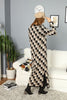 Womens 2 Piece Cardigan and Dress Knitted Co Ord Set WTWCD425