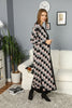 Womens 2 Piece Cardigan and Dress Knitted Co Ord Set WTWCD420