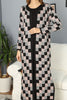 Womens 2 Piece Cardigan and Dress Knitted Co Ord Set WTWCD420