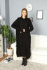 Womens 2 Piece Cable Knit Cardigan and Dress Knitted Co Ord Set WTWCD429