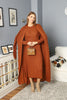 Womens 2 Piece Cable Knit Cardigan and Dress Knitted Co Ord Set WTWCD430