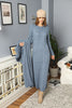 Womens 2 Piece Cable Knit Cardigan and Dress Knitted Co Ord Set WTWCD431