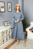 Womens 2 Piece Cable Knit Cardigan and Dress Knitted Co Ord Set WTWCD431