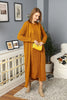 Womens 2 Piece Cable Knit Cardigan and Dress Knitted Co Ord Set WTWCD432