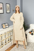 Womens 2 Piece Cable Knit Cardigan and Dress Knitted Co Ord Set WTWCD433