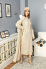 Womens 2 Piece Cable Knit Cardigan and Dress Knitted Co Ord Set WTWCD433