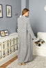 Womens 2 Piece Cable Knit Cardigan and Dress Knitted Co Ord Set WTWCD435