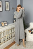 Womens 2 Piece Cable Knit Cardigan and Dress Knitted Co Ord Set WTWCD435