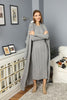 Womens 2 Piece Cable Knit Cardigan and Dress Knitted Co Ord Set WTWCD435