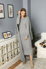 Womens 2 Piece Cable Knit Cardigan and Dress Knitted Co Ord Set WTWCD435