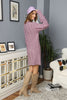 Womens Knitted Pattern Dress MEWKND148