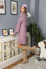 Womens Knitted Pattern Dress MEWKND148