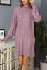 Womens Knitted Pattern Dress MEWKND148